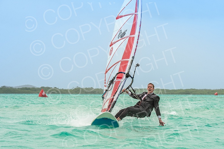 Stefan in Suit on Windsurf